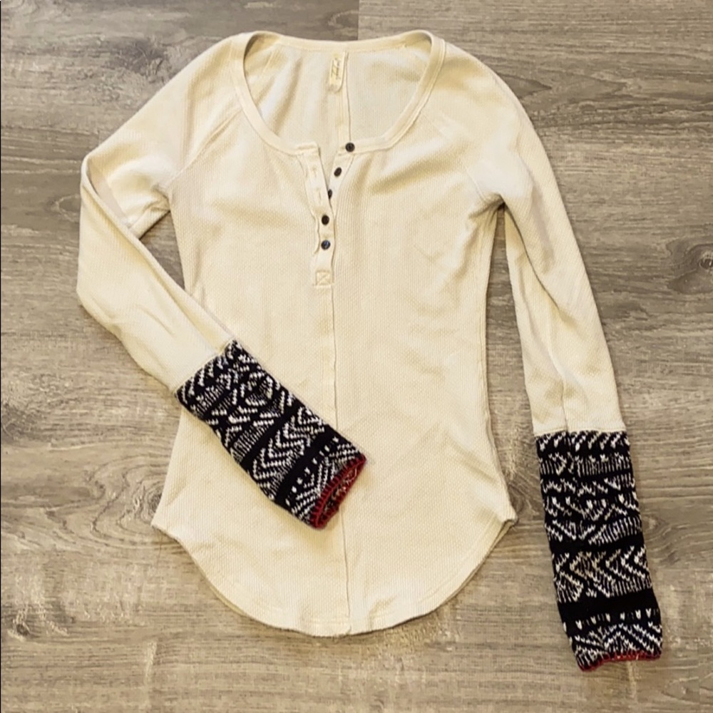 Free People long sleeve shirt